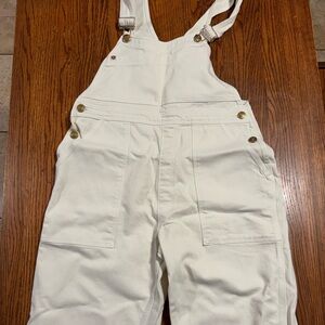 Big Bud Press White Jumpsuit Overalls